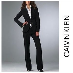 Calvin Klein classic black pantsuit